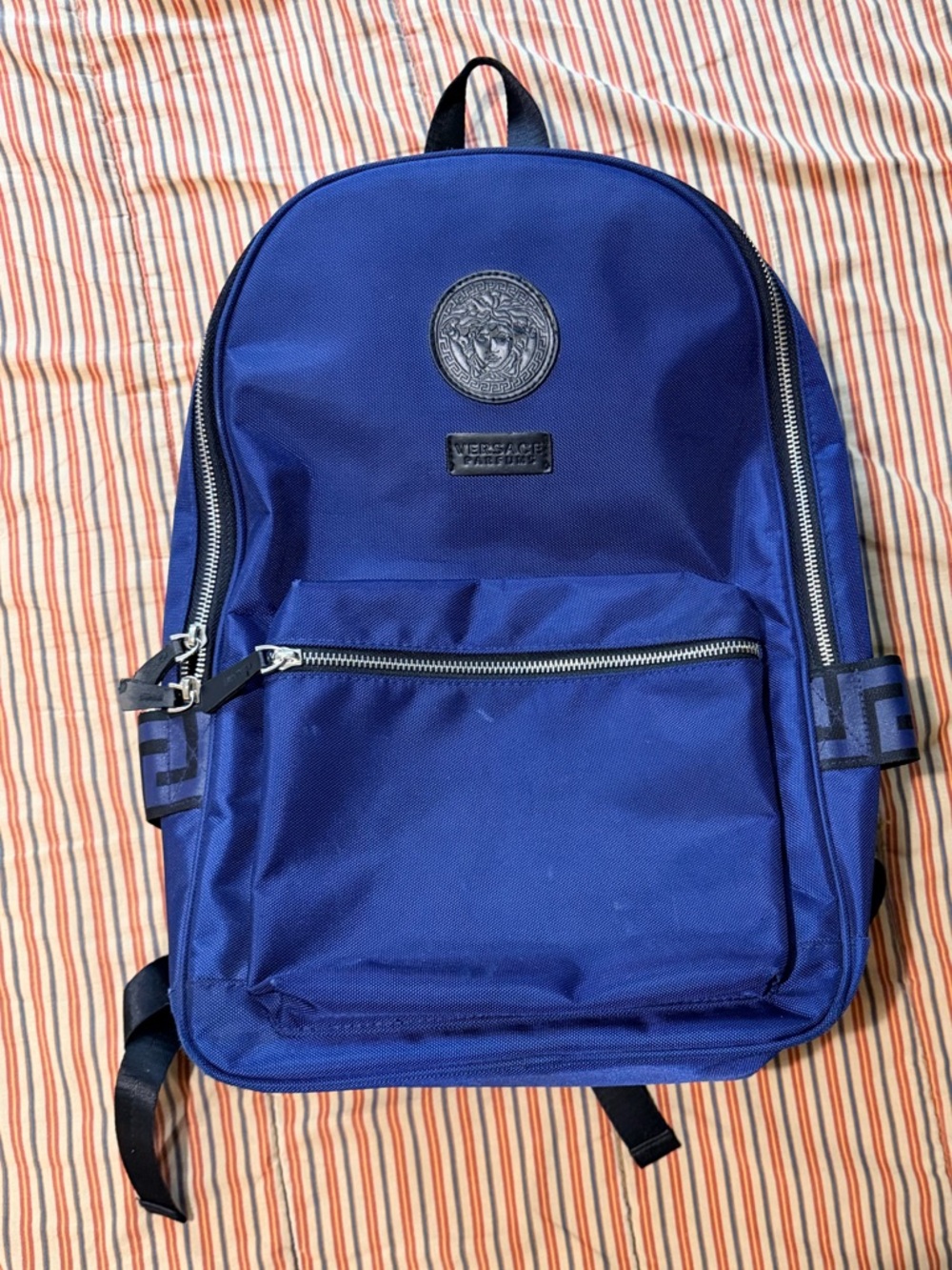 Versace Royal Blue Backpack